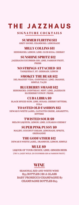 Cocktails at Jazz Haus